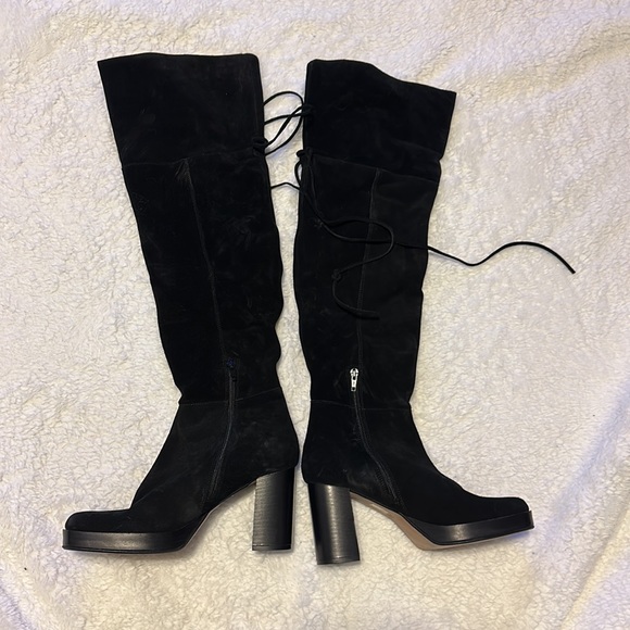 NWOT! FREE PEOPLE Echo Platform Over The Knee Boot - Size 39.5 - Picture 8 of 10